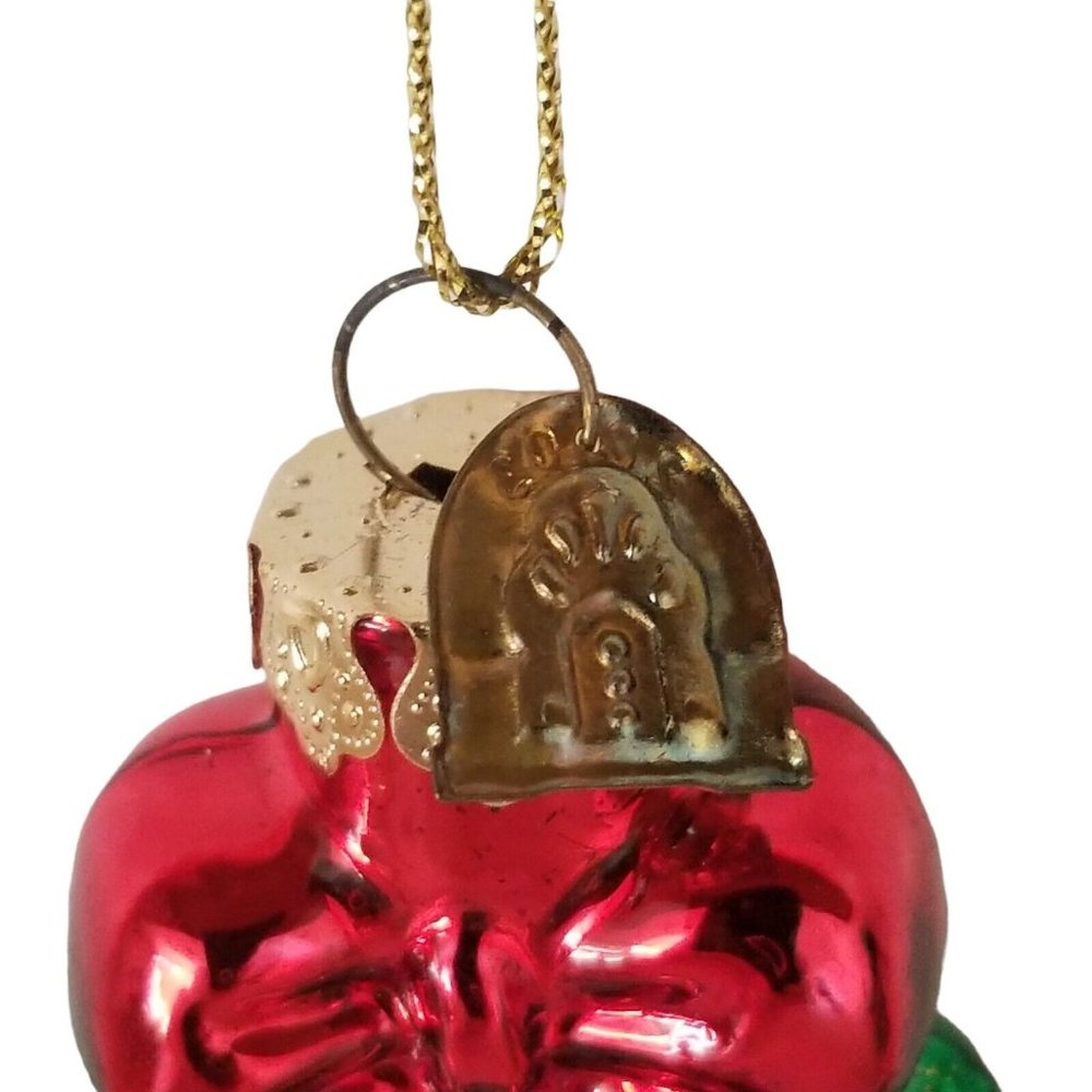 Christmas Ornament Glass Holiday Wreath Thomas Pacconi Museum Series 2003 Xmas - Picture 3 of 7